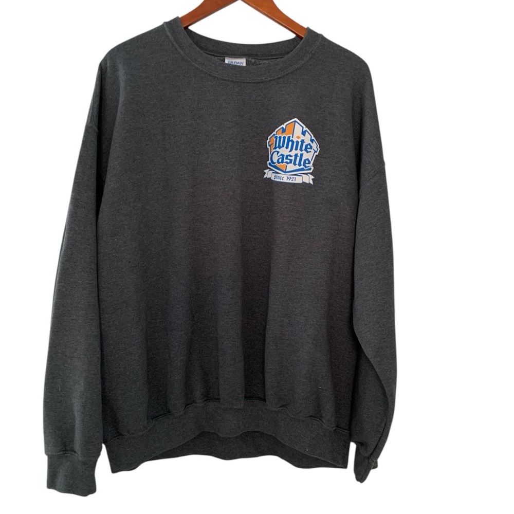 Gildan White Castle Original Slider Men's Gray Sweatshirt Size XL